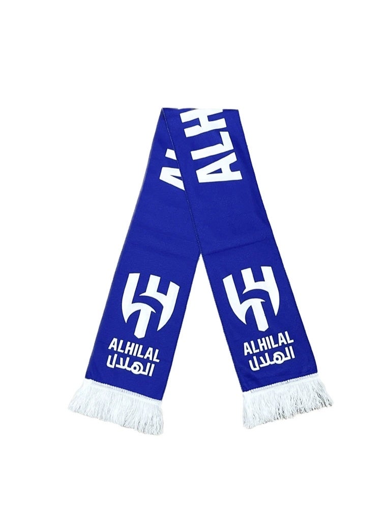 مجموعة مشجعي الهلال التذكارية (تحتوي على وشاح، سلسلة مفاتيح، وشارة دبوس) - Image 3